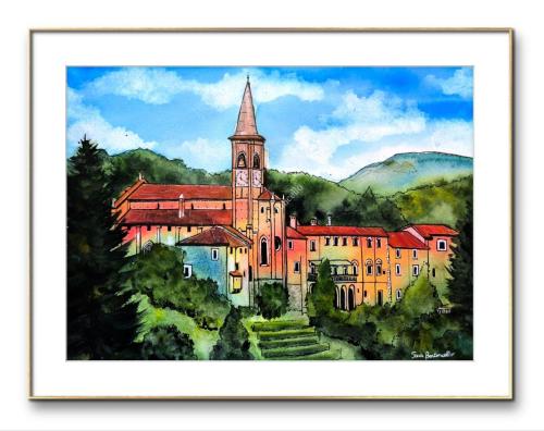 La Collegiata di Castiglione Olona  - 23 x 31 cm