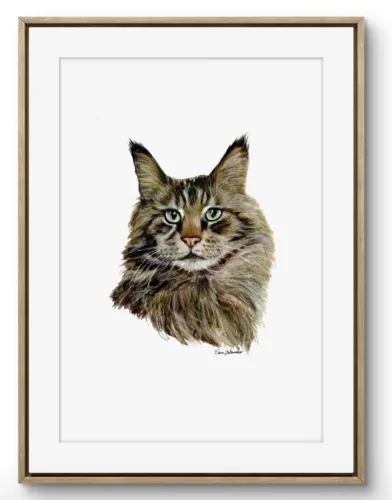 Ritratto gatto Norvegese - Riccardo Cuor di Leone