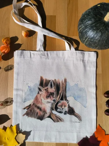 Tote Bags volpi d'Inverno