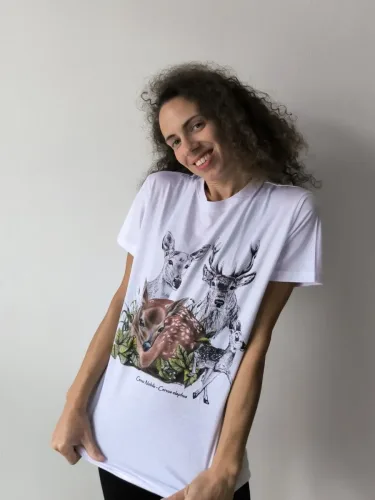 T-shirt cervi